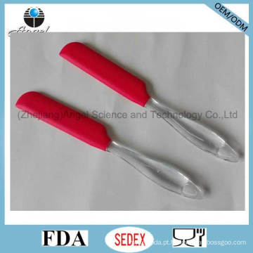 Atacado Silicone cozinha espátula longa silicone manteiga faca Ss12